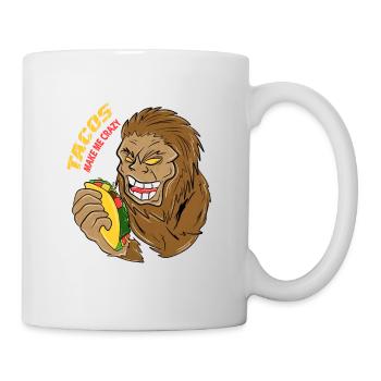 Les tacos me rendent fou - Mug blanc - blanc - Droite