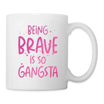 Brave Gangsta School Counselor Emotion Quotes - Mug - white - Right