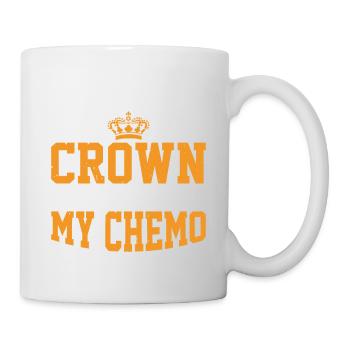 Tenez ma couronne pendant que je termine ma chimio 56 - Mug blanc - blanc - Droite