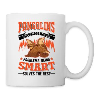 Pangolin Cadeau Pangolin - Mug blanc - blanc - Droite