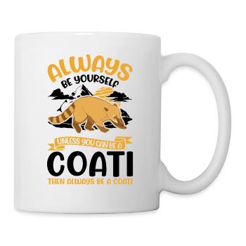 Soyez toujours vous-même Coati Nasenbär - Mug blanc - blanc - Droite