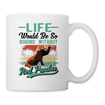 Red Panda Gift Cat Bear Red Panda - Mug - white - Right