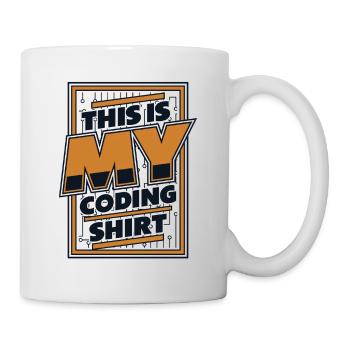 This Is My Coding Clothing Developer Coder - Mug - white - Right