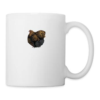 Brahma Hühner I Chicken Geflügel Motiv für - Tasse - Weiß - Rechts