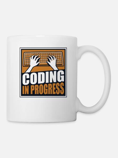 Coding In Progress Softwareingenieur Developer - Tasse - Weiß