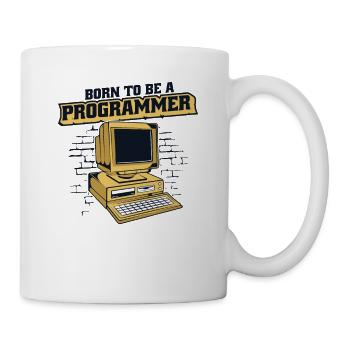 Né pour être un programmeur Développeur Coder - Mug blanc - blanc - Droite