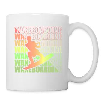 Wakeboard Wakeboarder Wakeboarding Freestyle DNA - Tasse - Weiß - Rechts
