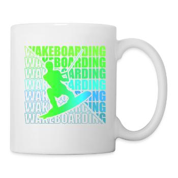 Wakeboard Wakeboarder Wakeboarding Freestyle DNA - Tasse - Weiß - Rechts