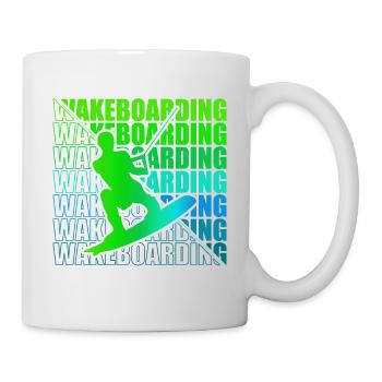 Wakeboard Wakeboarder Wakeboarding Freestyle DNA - Tasse - Weiß - Rechts