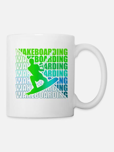 Wakeboard Wakeboarder Wakeboarding Freestyle DNA - Tasse - Weiß