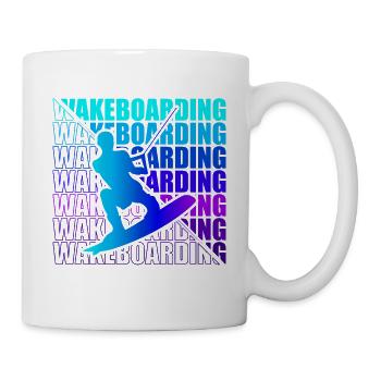 Wakeboard Wakeboarder Wakeboarding Freestyle DNA - Tasse - Weiß - Rechts