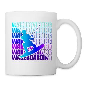 Wakeboard Wakeboarder Wakeboarding Freestyle DNA - Tasse - Weiß - Rechts