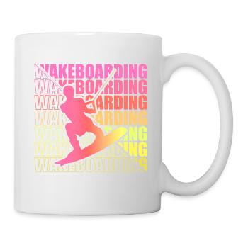 Wakeboard Wakeboarder Wakeboarding Freestyle DNA - Tasse - Weiß - Rechts