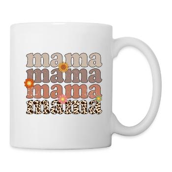 Mom, mom, mom, mom - Mug - white - Right