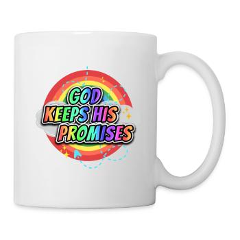 Dieu tient ses promesses 4 - Mug blanc - blanc - Droite