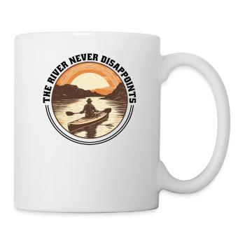 Kanu Canadier-Canoe Kajak Water-Paddle - Tasse - Weiß - Rechts
