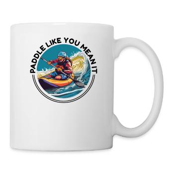 KAYAKS CANOE RAFTING BOAT Kayaking - Mug - white - Right