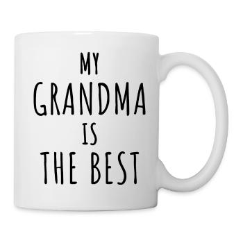la meilleure grand-mère / j ai la meilleure mamie - Mug blanc - blanc - Droite