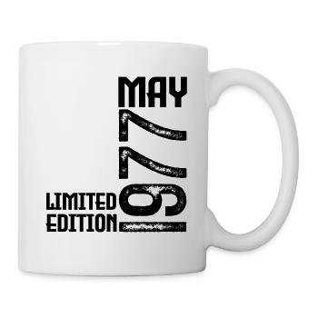 Gift May 1977. Anniversary May 1977. May 1977. - Mug - white - Right