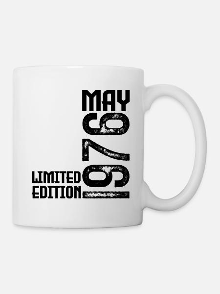 Gift May 1976. Anniversary May 1976. May 1976. - Mug - white