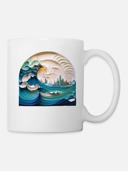 Roar of the Ocean - Mug - white