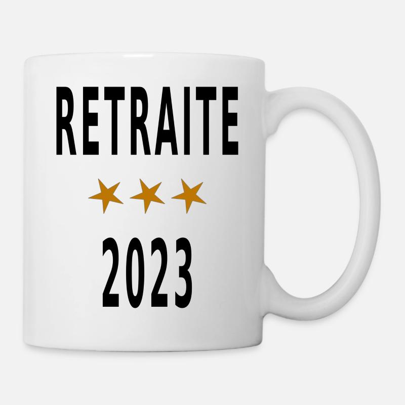 Retraite 2023 - Mug blanc - blanc