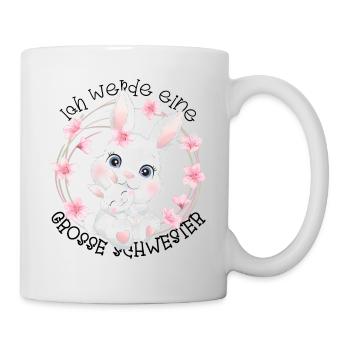 Ich Werde Eine Große Schwester 2024 - Tasse - Weiß - Rechts