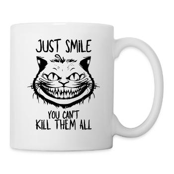 Smile - You Can't Kill Them All - Cheshire Cat - Mug - white - Right