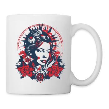 Amerikanische Folklore - Tasse - Weiß - Rechts