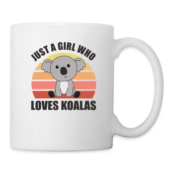 Juste une fille qui aime les koalas - koala mignon - Mug blanc - blanc - Droite