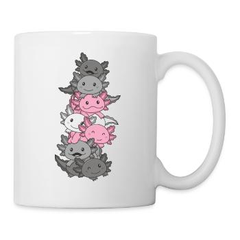 Demigirl Flag Gay Pride LGBTQ Axolotl - Mug - white - Right