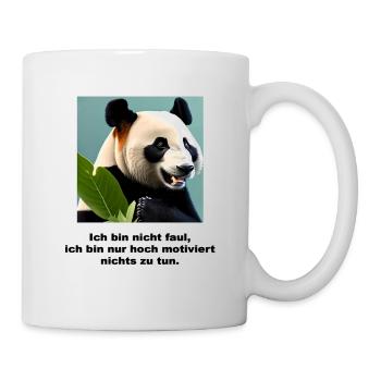 Lustige Sprüche / Lustige Bilder - Faulenzer Shirt - Tasse - Weiß - Rechts