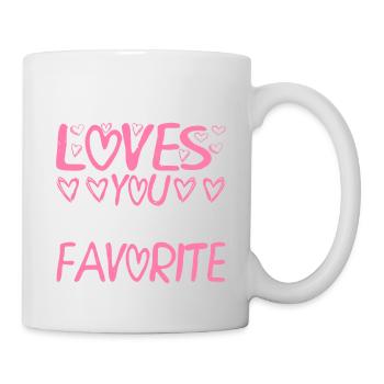 Jésus t’aime mais je suis son préféré 7 - Mug blanc - blanc - Droite
