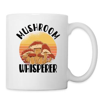 Cueilleur de champignons chasseur de champignons amateur de champignons champignons ferme - Mug blanc - blanc - Droite