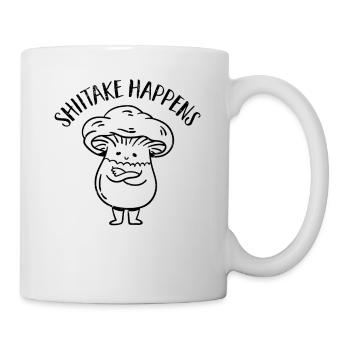 Cueilleur de champignons chasseur de champignons amateur de champignons champignons ferme - Mug blanc - blanc - Droite