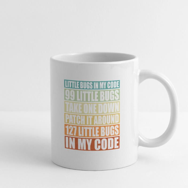 99 petits bugs dans mon code 6 Mug blanc