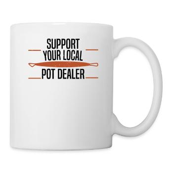 Poterie Argile Cours de poterie Poterie Poterie - Mug blanc - blanc - Droite
