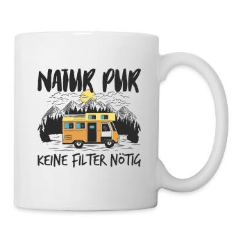 Wohnwagen Wohnmobil Camping Spruch - Tasse - Weiß - Rechts