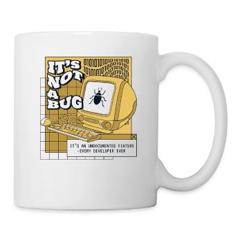 Ce n’est pas un bug non documenté développeur de fonctionnalités - Mug blanc - blanc - Droite