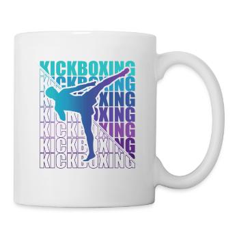 Kickboxer Martial Arts Kickboxing Kickboxen - Tasse - Weiß - Rechts