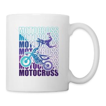 Motocross Enduro Motorcycle Freestyle Extreme Sport - Mug - white - Right