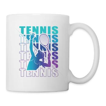 Vêtements pour joueurs de tennis Tennis Femmes Filles - Mug blanc - blanc - Droite