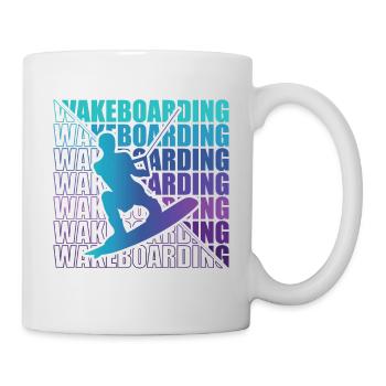 Wakeboard Wakeboarder Wakeboarding Freestyle DNA - Tasse - Weiß - Rechts
