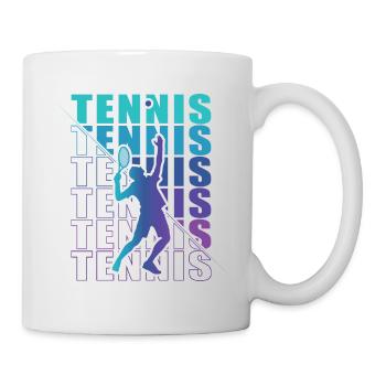 Vêtements pour joueurs de tennis Tennis Femmes Filles - Mug blanc - blanc - Droite