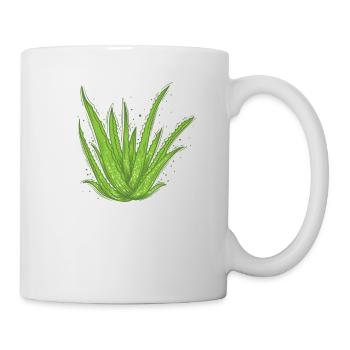 Aloe Vera Cream Cosmetics Natural - Mug - white - Right