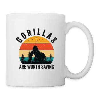World Wildlife Day Gorilla Wildlife Animal - Mug - white - Right