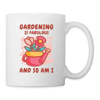 Fabulous Gardening Florist Botanik Pflanzung - Tasse - Weiß - Rechts