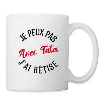 Cadeau Tata. cadeau tante. ma tata préféré. - Mug blanc - blanc - Droite