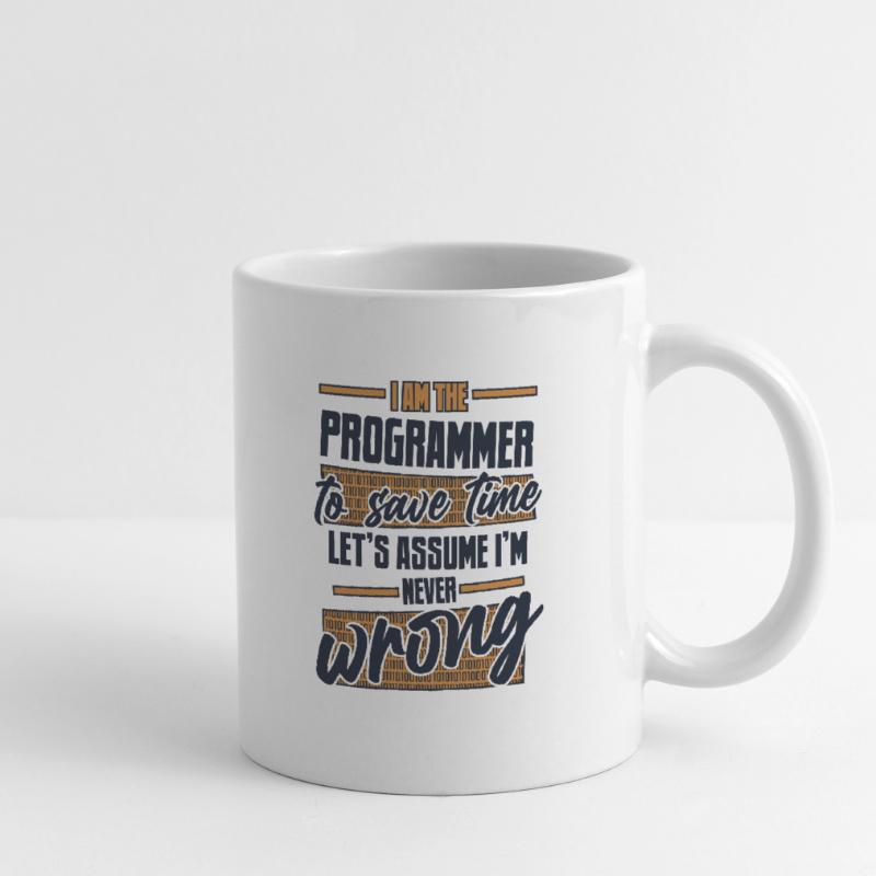 Programmeur Supposons que je ne me trompe jamais de codeur Mug blanc