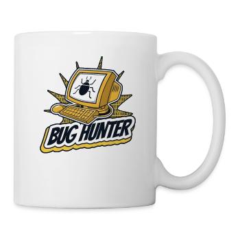 Bug Hunter Softwareingenieur Developer Coder - Tasse - Weiß - Rechts
